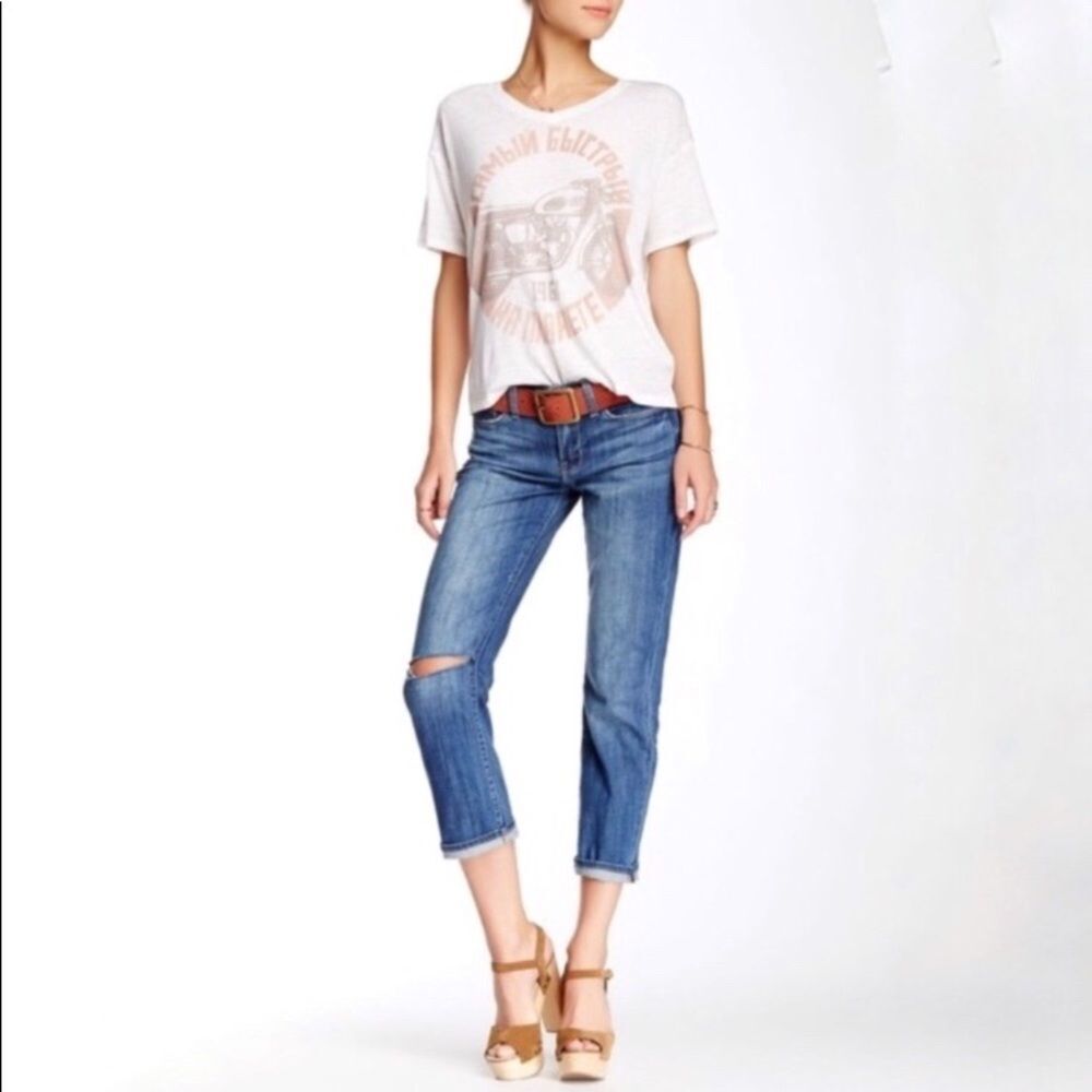 Lucky Brand Mollie Crop Jeans Size 4 27 Medium Wash Denim